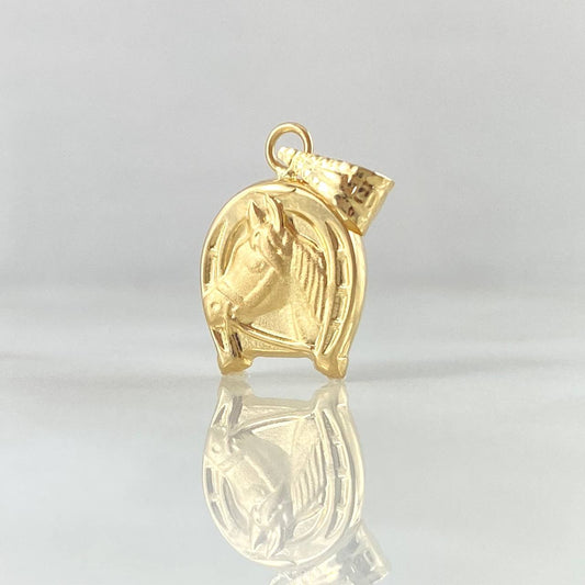 Dije Herradura Caballo 0.9gr / 2.2cm / Oro 18K