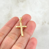 Dije Cruz 0.7gr / 2.8cm / Oro 18K