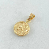 Dije Sagrada Familia 0.5gr / 1.7cm / Cargador Liso Oro Amarillo 18K ©
