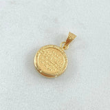 Dije Angel De La Guarda 0.6gr / 1.7cm / Cargador Bordeado Oro Amarillo 18K ©