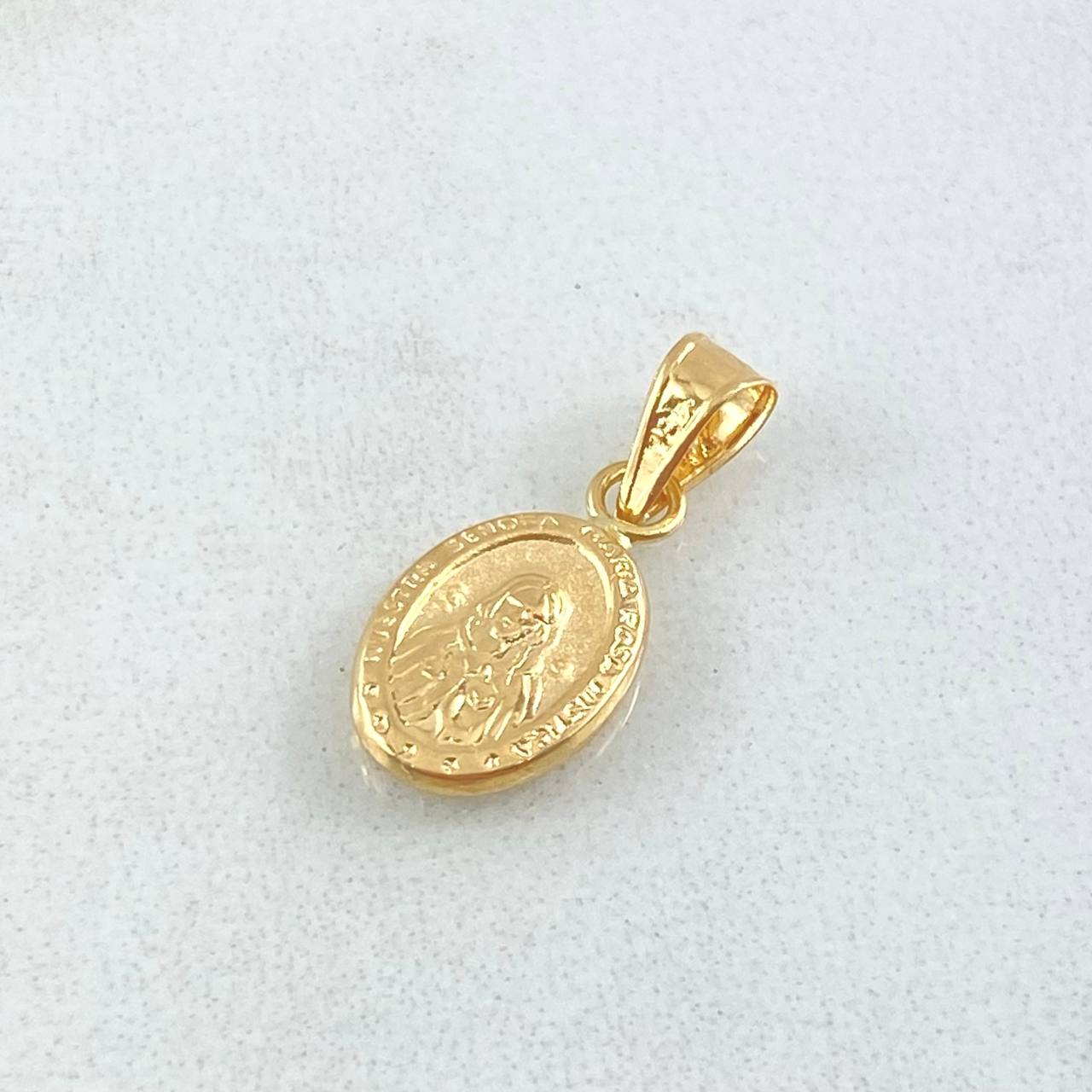 Dije Rosa Mistica 0.45gr / 1.7cm / Oro 18K