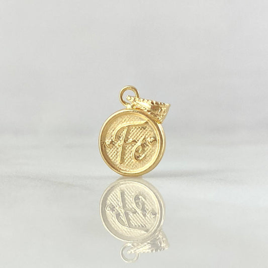 Dije Fe 0.95 g / 2 cm Oro Amarillo 18K