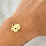 Herraje Rostro Jesus 0.9gr / 1.6cm / Oro 18K