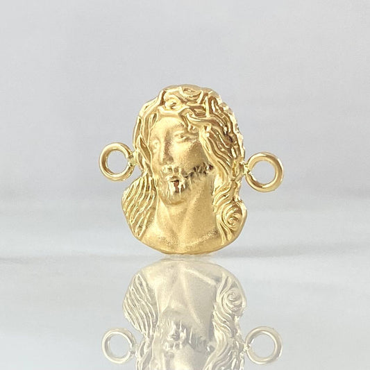 Herraje Rostro Jesus 0.9gr / 1.6cm / Oro 18K