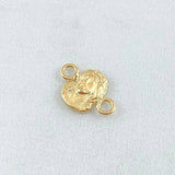Herraje Rostro Jesus 0.4gr / 1.2cm / Oro Amarillo 18K *