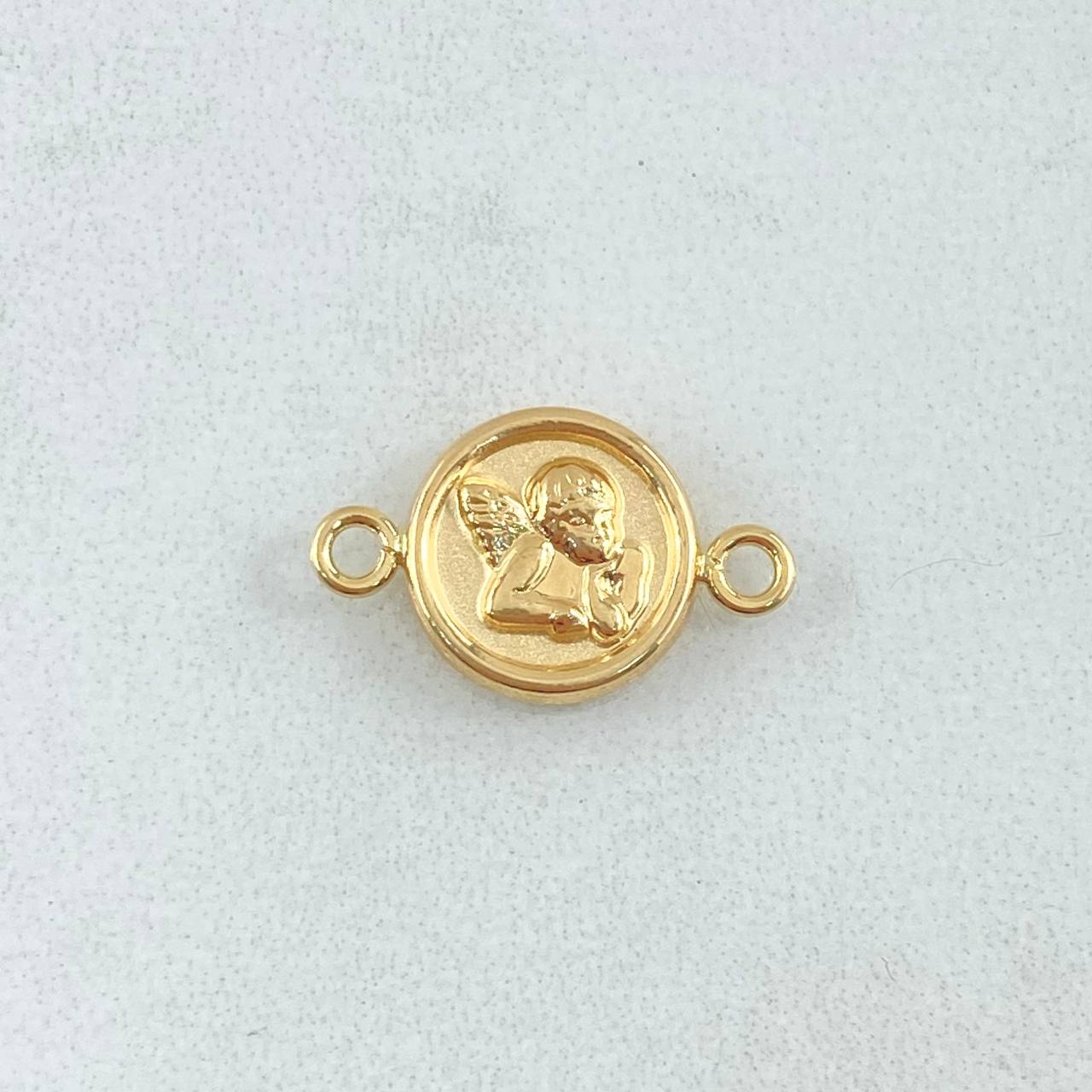 Herraje Angel 0.55gr / 1.7cm / Mate Oro Amarillo 18K *
