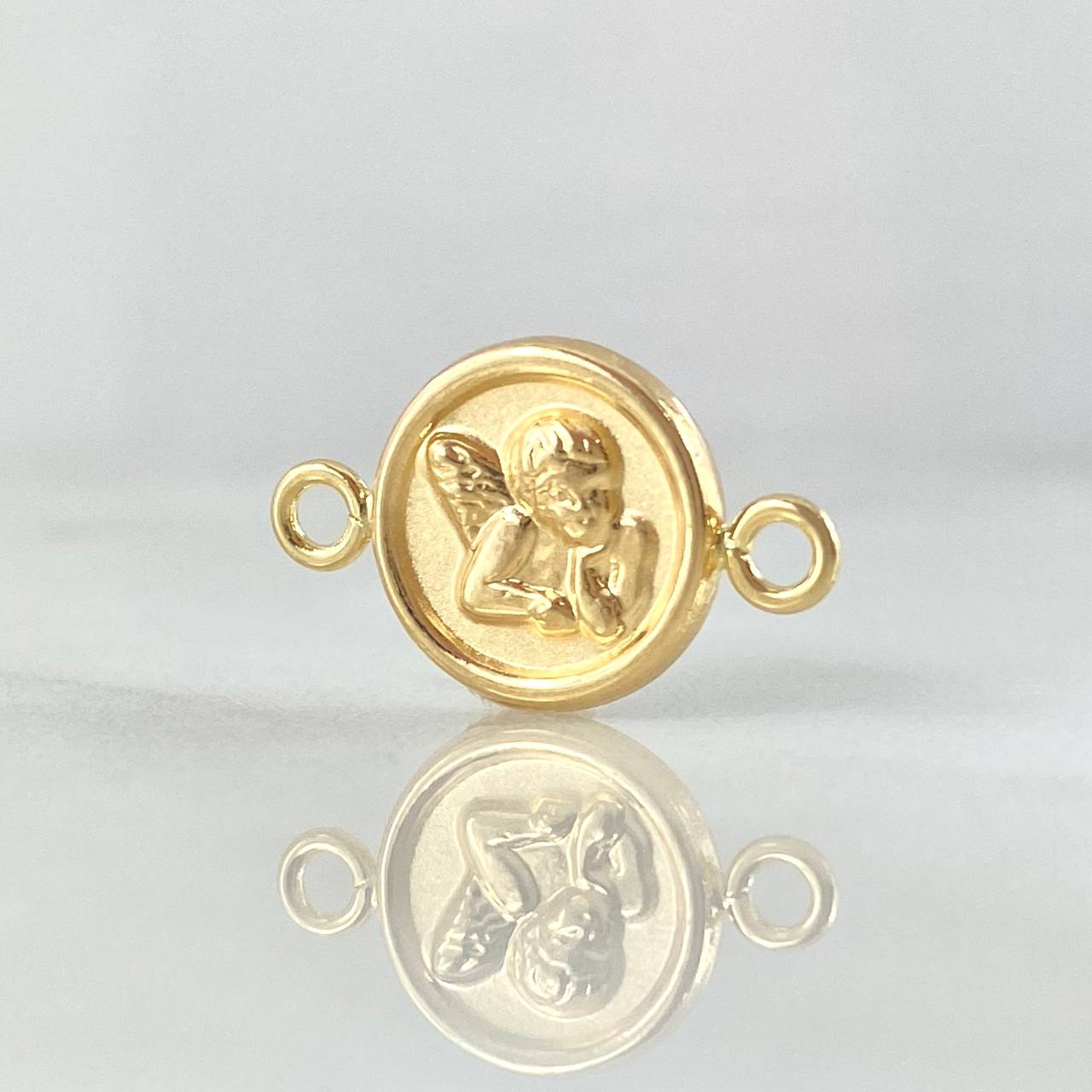 Herraje Angel 0.55gr / 1.7cm / Mate Oro Amarillo 18K *