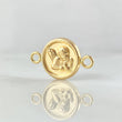 Herraje Angel 0.55gr / 1.7cm / Mate Oro Amarillo 18K *