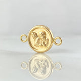 Herraje Angel 0.55gr / 1.7cm / Mate Oro Amarillo 18K *