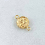 Herraje Angel 0.55gr / 1.7cm / Mate Oro Amarillo 18K *
