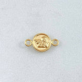 Herraje Angel 0.35gr / 1.4cm / Mate Oro Amarillo 18K *