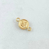 Herraje Angel 0.35gr / 1.4cm / Mate Oro Amarillo 18K *