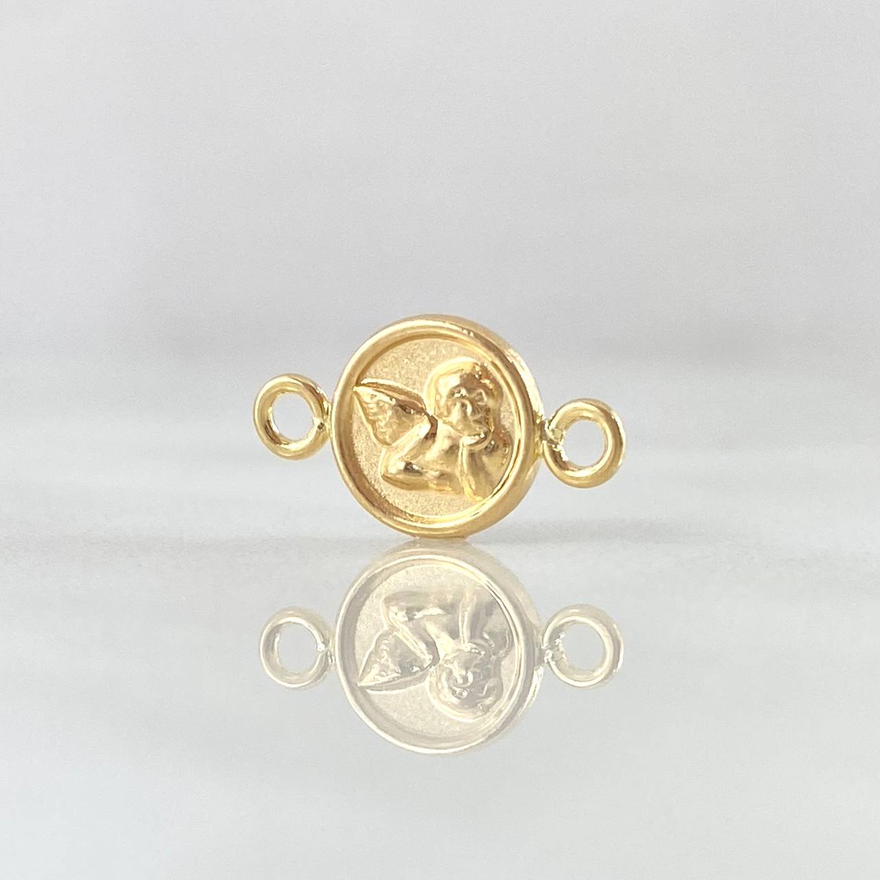 Herraje Angel 0.35gr / 1.4cm / Mate Oro Amarillo 18K *