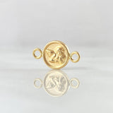 Herraje Angel 0.35gr / 1.4cm / Mate Oro Amarillo 18K *