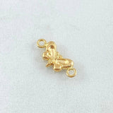Herraje Mariposa 0.45gr / 1.5cm / Oro Amarillo 18K