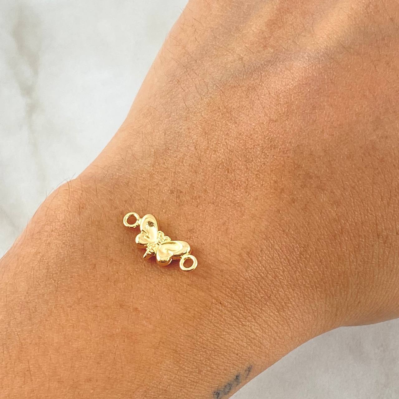 Herraje Mariposa 0.45gr / 1.7cm / Oro 18K