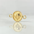 Herraje Diamante 0.6gr / 1.7cm / Oro 18K