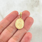 Dije Rosa Mistica 1.3gr / 3cm / Oro 18K