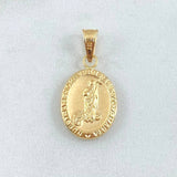 Dije Virgen Santa Marta 0.9gr / 2.5cm / Oro 18K
