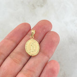 Dije Virgen Santa Marta 0.9gr / 2.5cm / Oro 18K