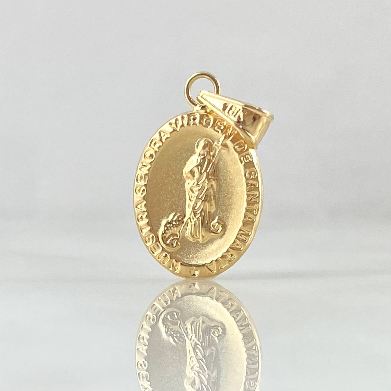 Dije Virgen Santa Marta 0.9gr / 2.5cm / Oro 18K