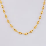 Cadena Rustica Tornillo Diamantado 8.6 g / 62 cm / 3.5 mm Oro Amarillo 18K