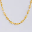Cadena Rustica Corona Cruzada 12.4 g / 61.8 cm / 4.2 mm Oro Amarillo 18K
