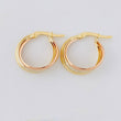 Candongas Hely 2 g / 1.8 cm Tres Oros 18K