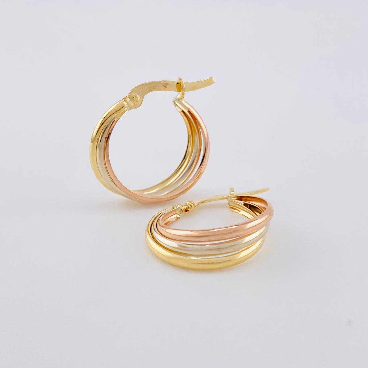 Candongas Hely 2 g / 1.8 cm Tres Oros 18K