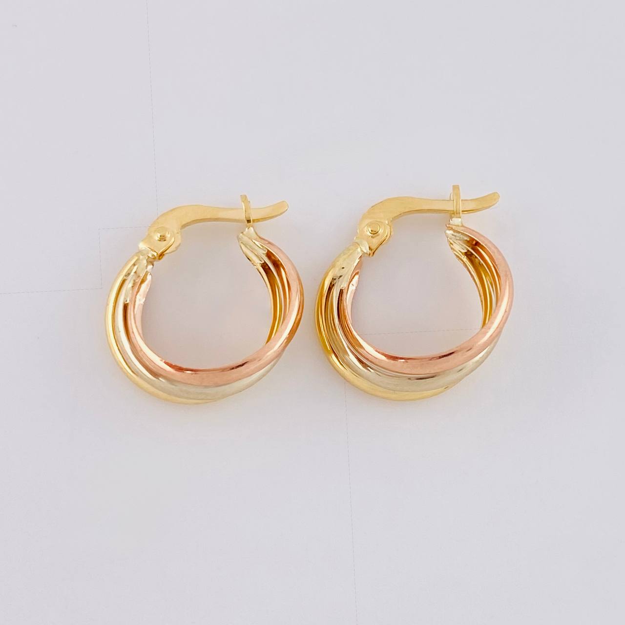 Candongas Hely 1.55 g / 1.4 cm Tres Oros 18K