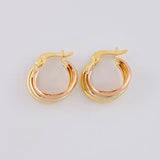 Candongas Hely 1.55 g / 1.4 cm Tres Oros 18K