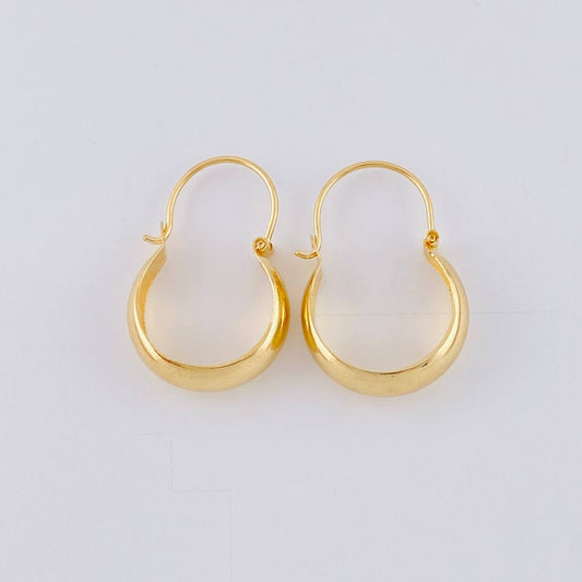 Candongas Ash 0.95 g / 1.8 cm Oro Amarillo 18K
