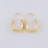 Candongas Ash 0.9 g / 2 cm Oro Amarillo 18K