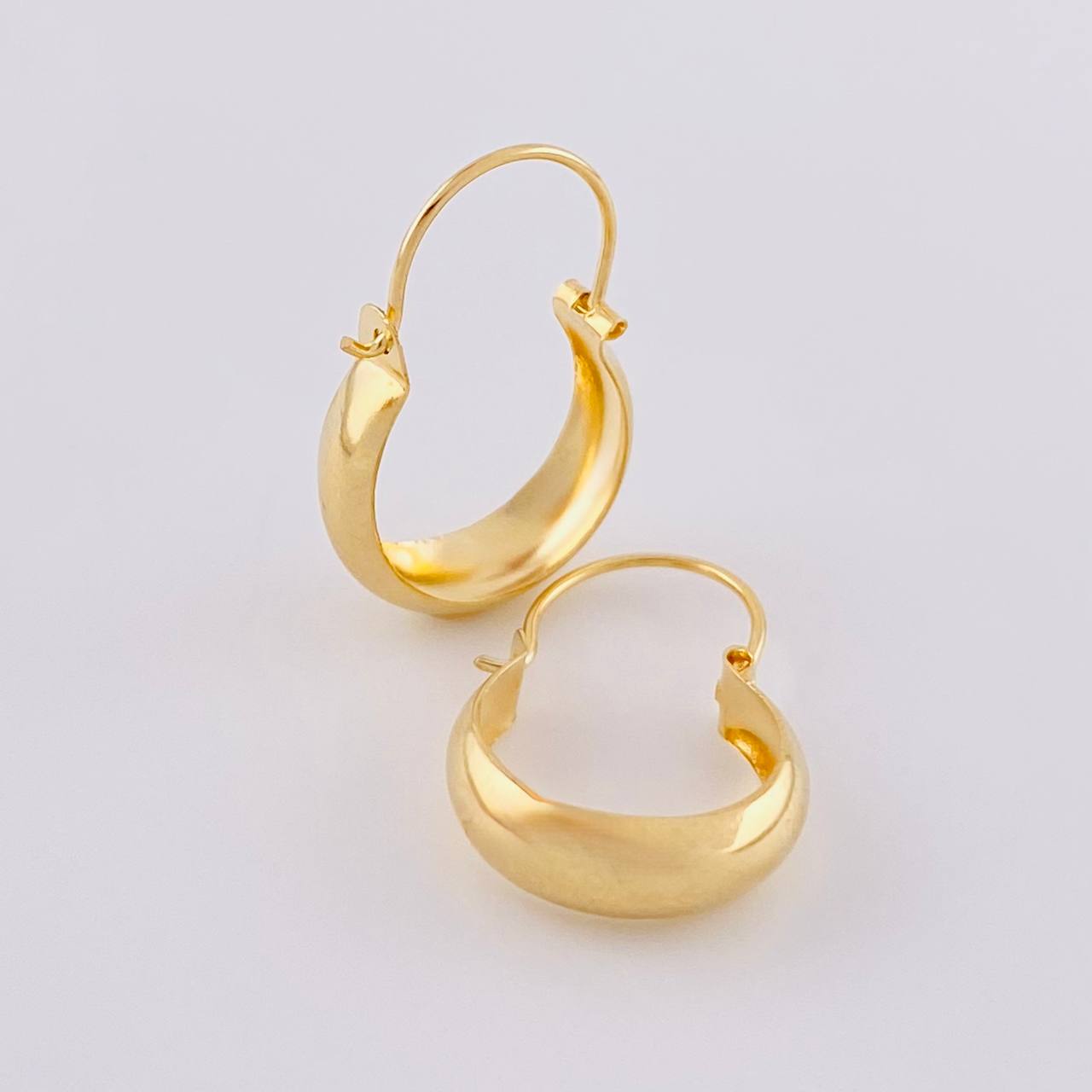 Candongas Ash 0.9 g / 2 cm Oro Amarillo 18K