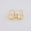 Candongas Ash 0.6 g / 1.3 cm Oro Amarillo 18K