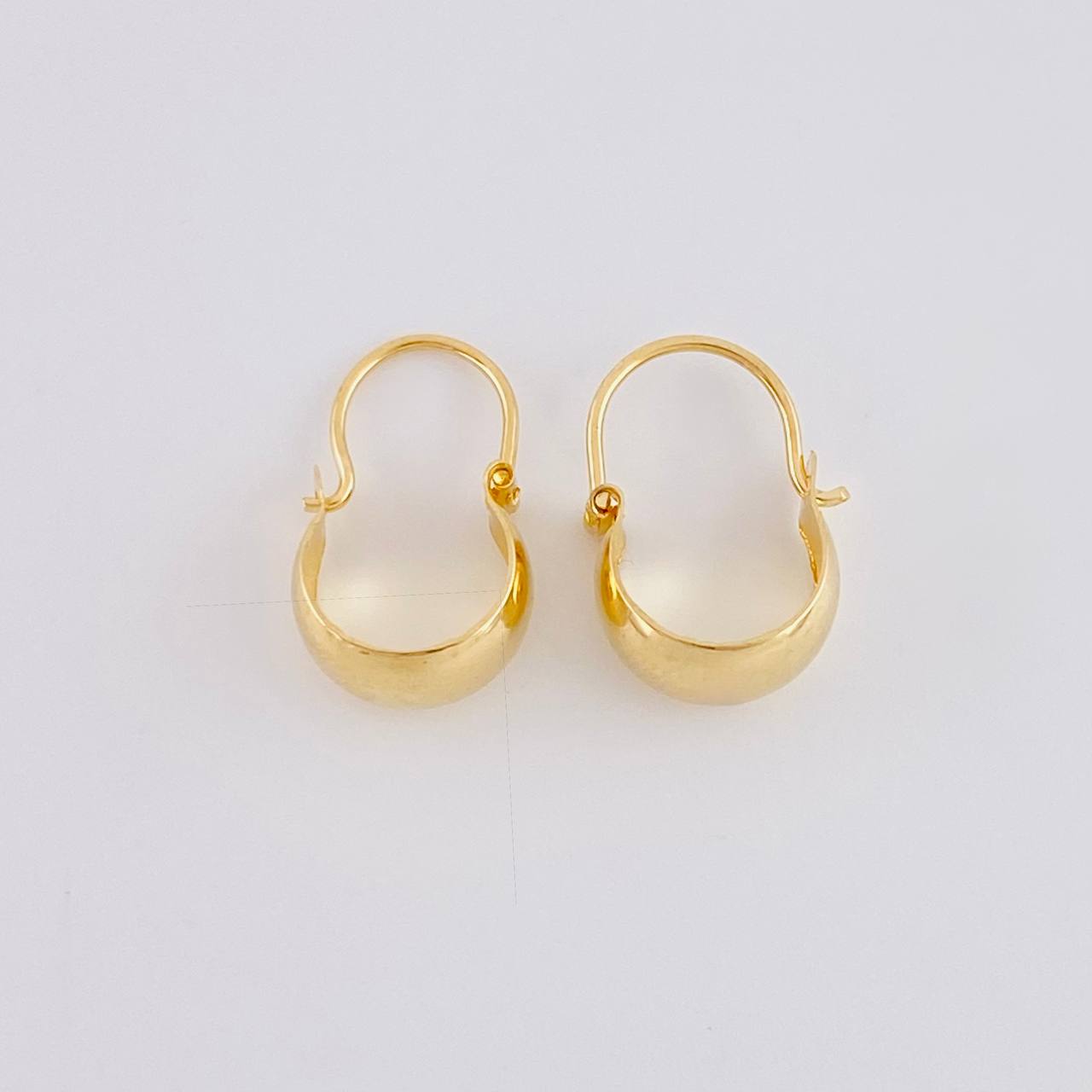 Candongas Ash 0.6 g / 1.5 cm Oro Amarillo 18K