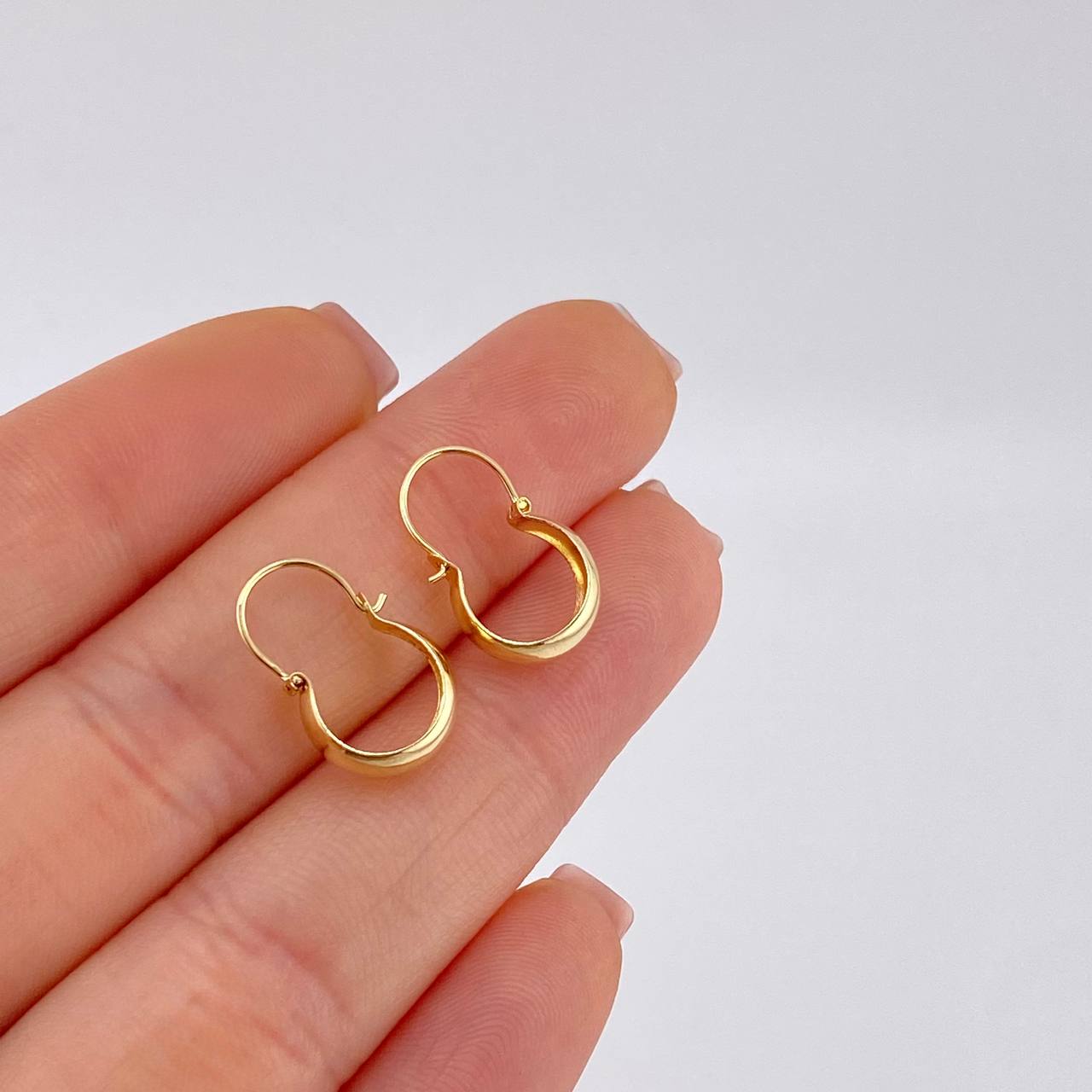 Candongas Ash 0.6 g / 1.5 cm Oro Amarillo 18K