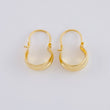 Candongas Ash Divididas 0.75 g / 1.6 cm Oro Amarillo 18K