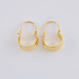 Candongas Ash Divididas 0.75 g / 1.6 cm Oro Amarillo 18K