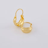 Candongas Ash Divididas 0.75 g / 1.6 cm Oro Amarillo 18K