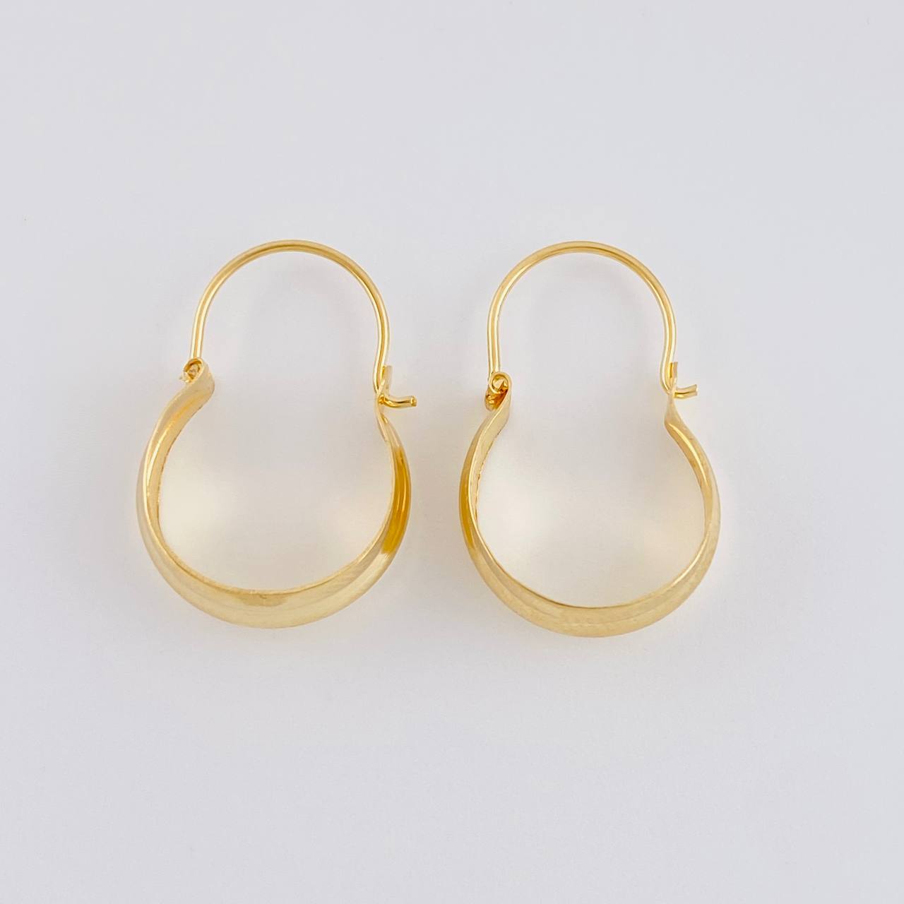 Candongas Ash Divididas 0.9 g / 1.8 cm Oro Amarillo 18K