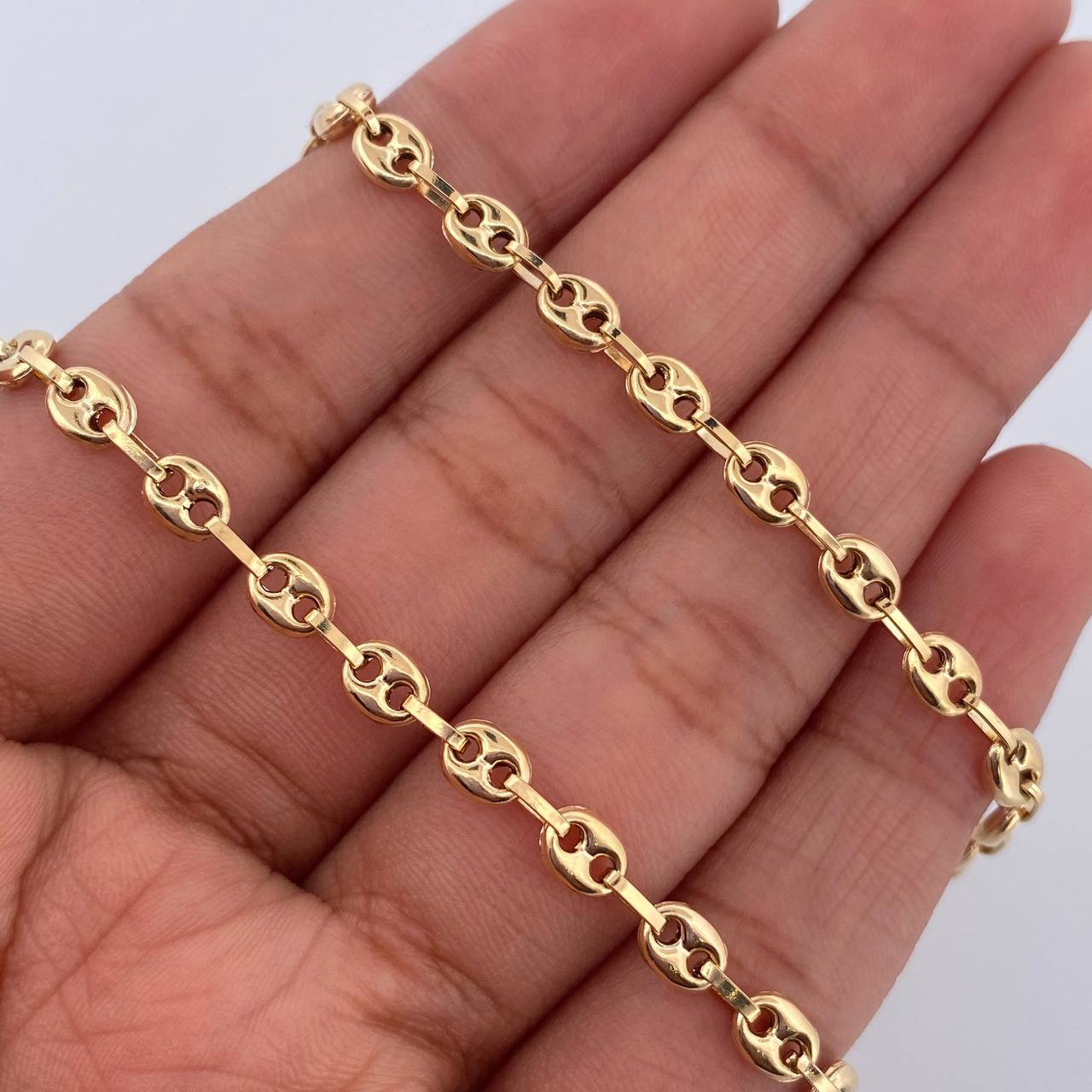 Cadena GC 9.2gr / 63.5cm / Oro Amarillo 18K &