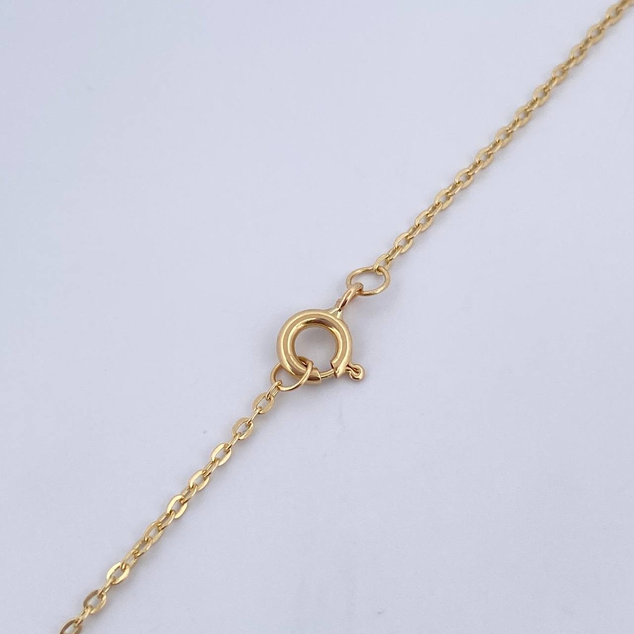 Cadena Aro Seguido Corazon 2.85gr / 41.5cm / 1.3mm Oro 18K &