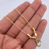 Cadena Aro Seguido Corazon 2.85gr / 41.5cm / 1.3mm Oro 18K &