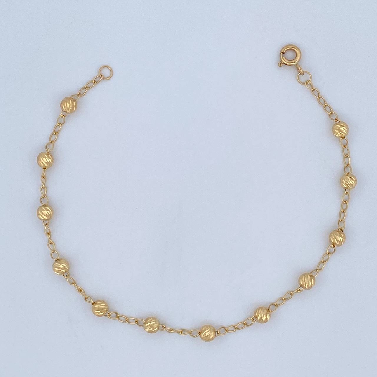 Pulso Espiga Militar 2gr / 19cm / 4mm Oro 18K &