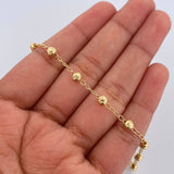 Pulso Espiga Militar 2gr / 19cm / 4mm Oro 18K &