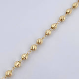 Pulso Tipo Militar 3.3gr / 19cm / 4mm Oro 18K &
