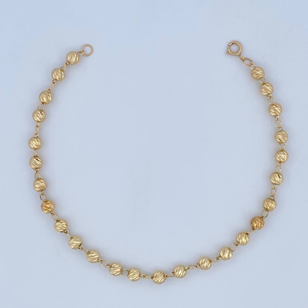 Pulso Tipo Militar 3.2gr / 18.4cm / Oro 18K $