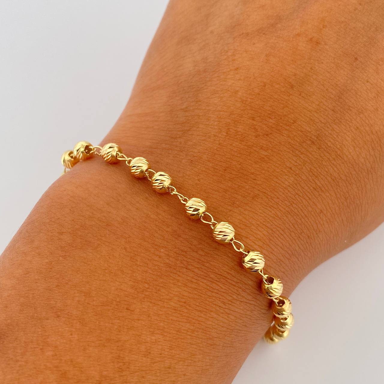 Pulso Tipo Militar 3.3gr / 19cm / 4mm Oro 18K &
