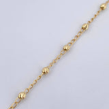 Pulso Espiga Militar 1.5gr / 19cm / 3mm Oro 18K &